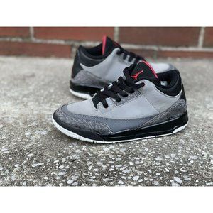 Nike Air Jordan 3 Retro Stealth Kids Shoes Youth Size 1.5Y 429487-003 EUC